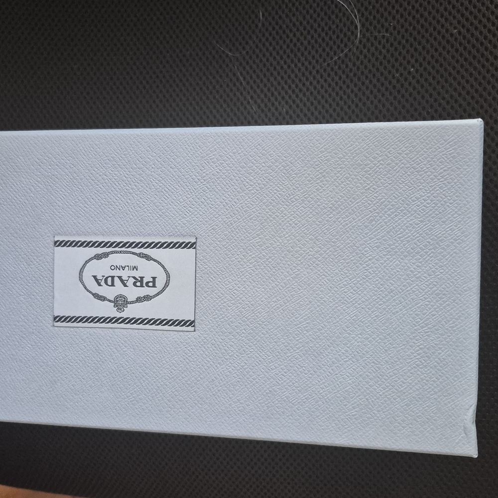 Prada Blue and White Minimalist Card